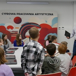Warsztaty w Cyfrowej Pracowni Artystycznej w Domu Chemika - zdjęcie udostępnione przez Puławski Ośrodek Kultury 